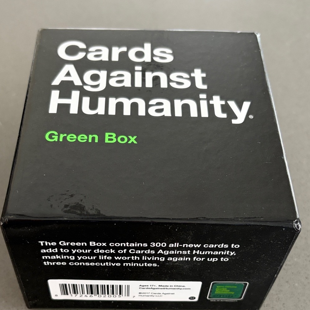 Cards Against Humanity Green Box Expansion